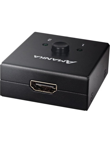Conmutador HDMI AMANKA 4K 2 Puertos Bi-Direccional