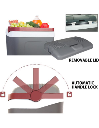 Enfriador Eléctrico Koolatron P25 24L 12V para Auto y Camping