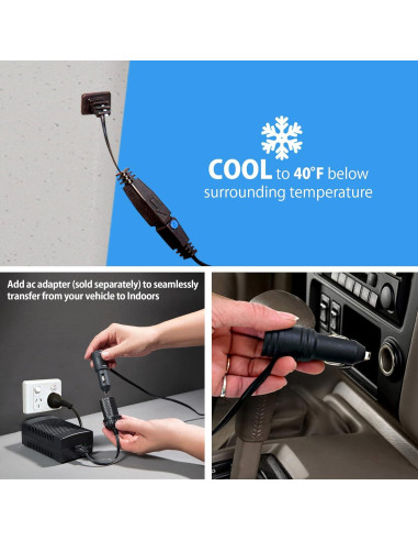 Enfriador Eléctrico Koolatron P25 24L 12V para Auto y Camping