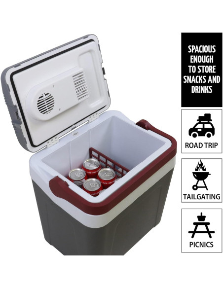 Enfriador Eléctrico Koolatron P25 24L 12V para Auto y Camping