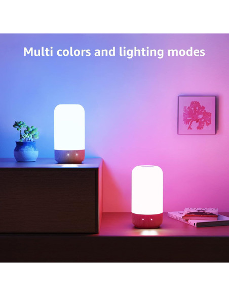 Lámpara de Mesa Lepro LED Táctil Regulable 350lm Madera