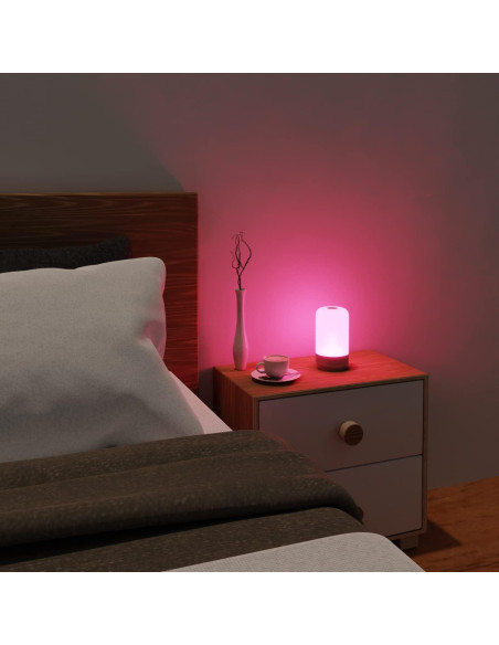 Lámpara de Mesa Lepro LED Táctil Regulable 350lm Madera