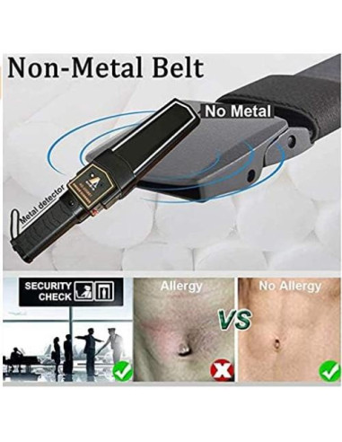 3 Cinturones Tácticos Nylon Hombre Ajustables hasta 110 cm