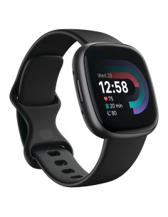 Fitbit Versa 4 Reloj Inteligente GPS 40+ Modos Negro/Gris