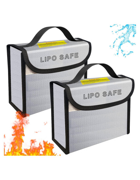 Bolsa de Seguridad Lipo IANDAIROK 185x75x150mm 2PCS