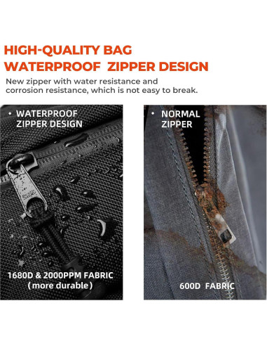 KEMIMOTO Bolsa de Almacenamiento para UTV 12L Negra