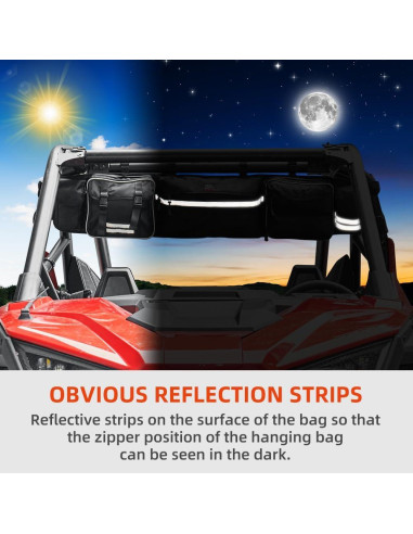 KEMIMOTO Bolsa de Almacenamiento para UTV 12L Negra