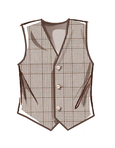Kit de Patrón de Costura McCall's M8442 para Chalecos Unisex XS-XL
