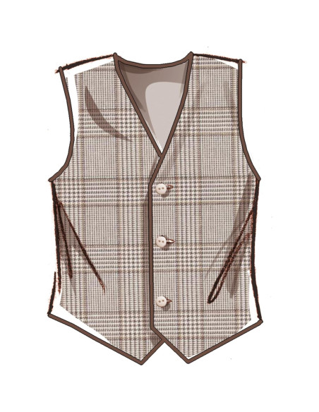 Kit de Patrón de Costura McCall's M8442 para Chalecos Unisex XS-XL