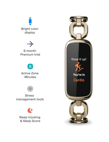 Fitbit Luxe Edición Especial Pulsera Fitness Oro Inoxidable