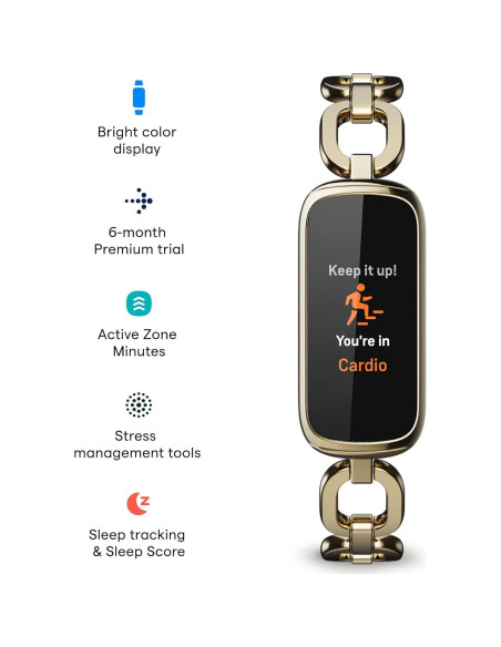 Fitbit Luxe Edición Especial Pulsera Fitness Oro Inoxidable