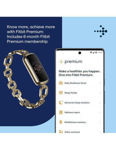 Fitbit Luxe Edición Especial Pulsera Fitness Oro Inoxidable