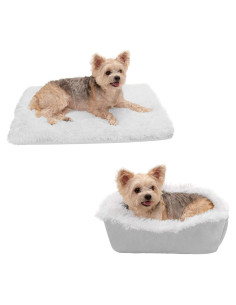 Cama Autocalentadora Furhaven para Gatos Pequeña - Plata