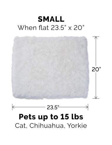 Cama Autocalentadora Furhaven para Gatos Pequeña - Plata