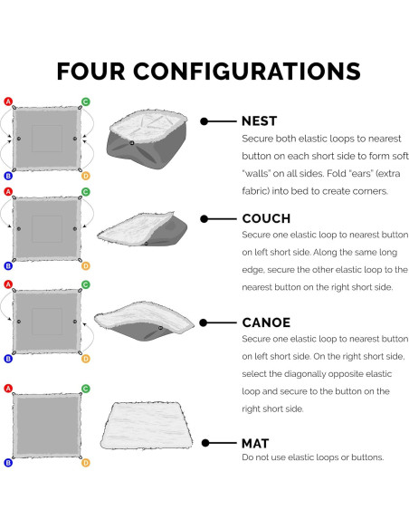 Cama Autocalentadora Furhaven para Gatos Pequeña - Plata