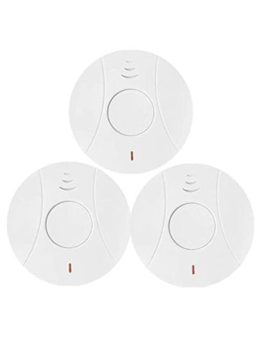 Paquete de 3 Detectores de Humo Lecoolife GS528A