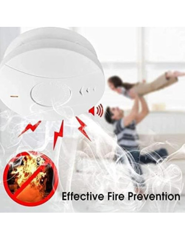 Paquete de 3 Detectores de Humo Lecoolife GS528A