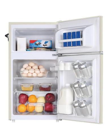 Frigidaire EFR840 Mini Nevera Retro 3.2 Pies Cúbicos Crema