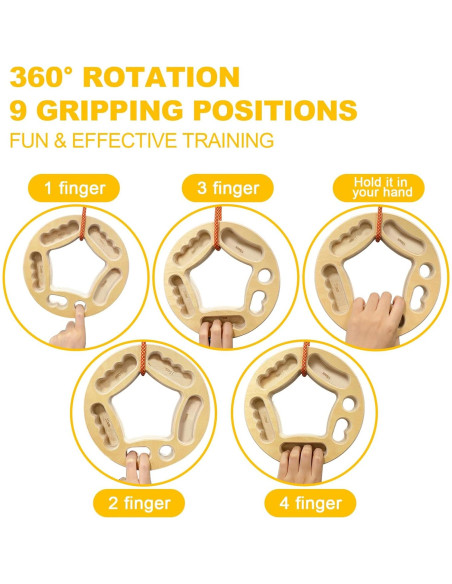 Hangboard POWER GUIDANCE Entrenamiento de Fuerza 24.5x22.3cm