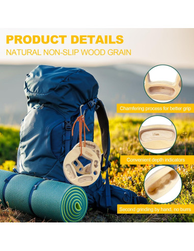 Hangboard POWER GUIDANCE Entrenamiento de Fuerza 24.5x22.3cm