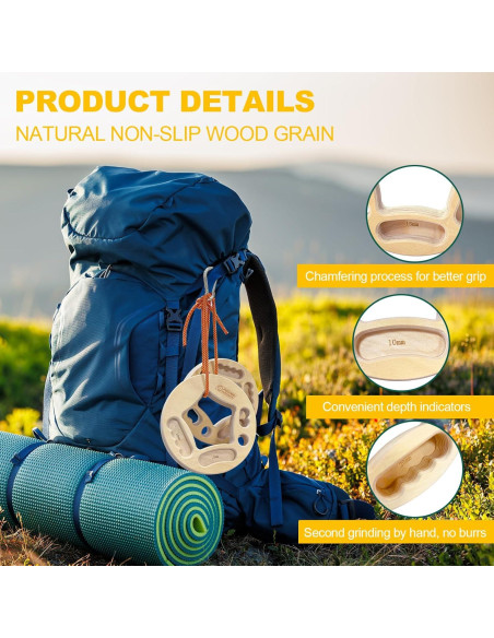 Hangboard POWER GUIDANCE Entrenamiento de Fuerza 24.5x22.3cm