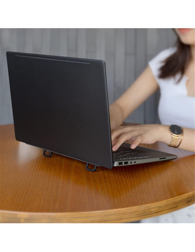 Soporte Elevador de Teclado para Laptop Exdtgt Negro 2 Pcs
