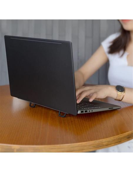 Soporte Elevador de Teclado para Laptop Exdtgt Negro 2 Pcs