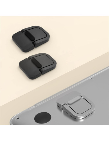 Soporte Elevador de Teclado para Laptop Exdtgt Negro 2 Pcs