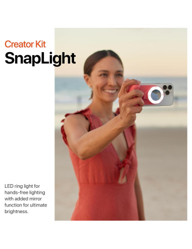 Kit de Creador ShiftCam SnapGrip - Incluye Luz y Trípode