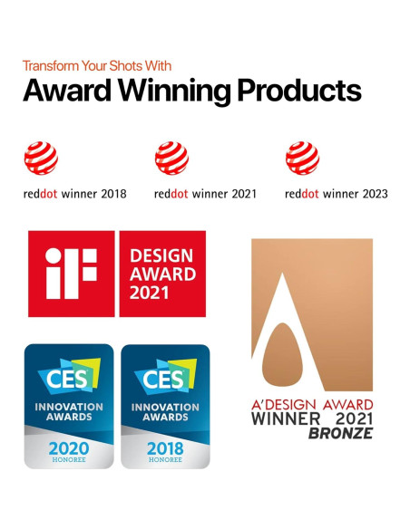 Kit de Creador ShiftCam SnapGrip - Incluye Luz y Trípode