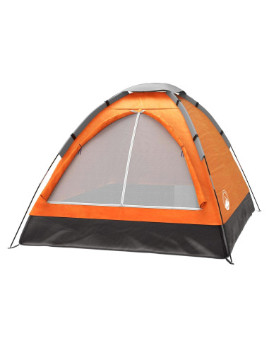 Carpa de Camping Wakeman para 2 Personas Impermeable Naranja