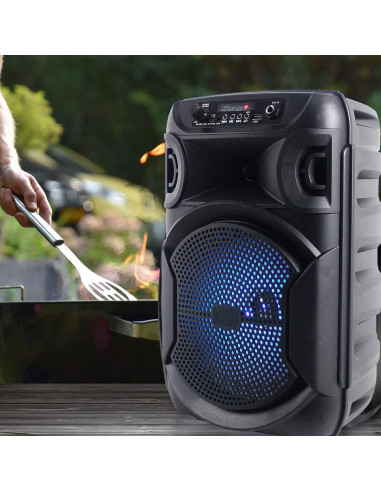 Altavoz Bluetooth Technical Pro 8" 1000W con Ventilador LED