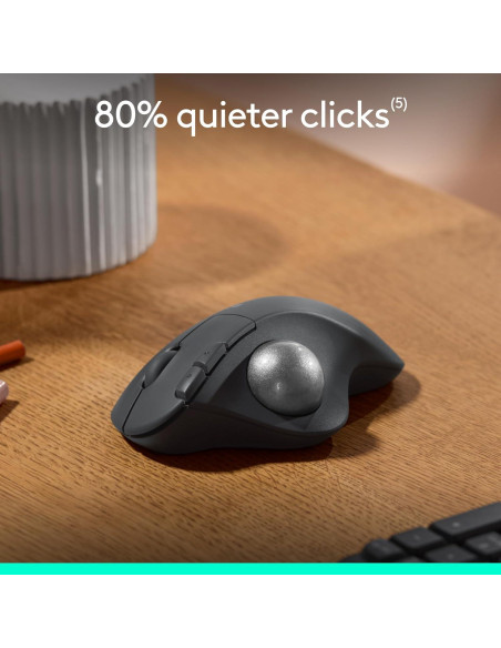 Logitech Ergo M575S Ratón Trackball Inalámbrico Ergonómico