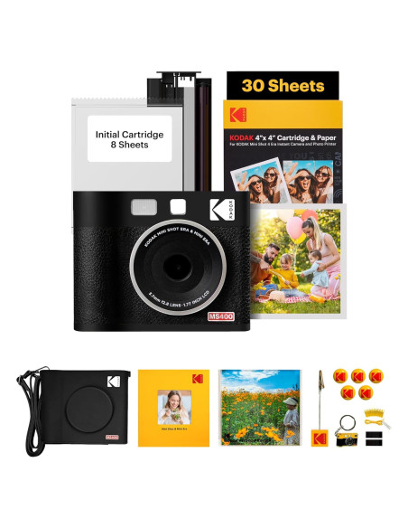 Cámara Instantánea KODAK Mini Shot 4 ERA + Impresora 2-en-1