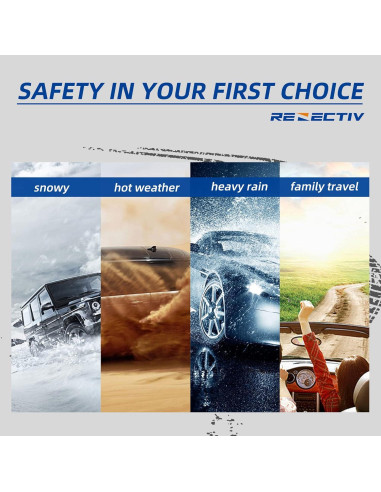 Sensor TPMS 315MHz RENECTIV para Ford y Lincoln - Set de 4