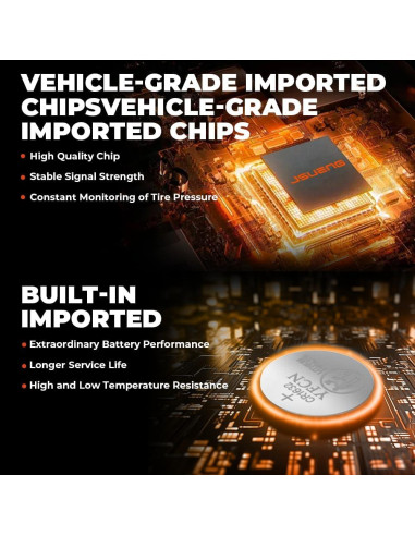 Sensor TPMS Jsueng para Hyundai y Kia - 4 Pack