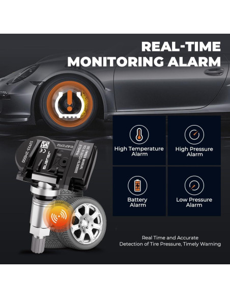 Sensor TPMS Jsueng para Hyundai y Kia - 4 Pack