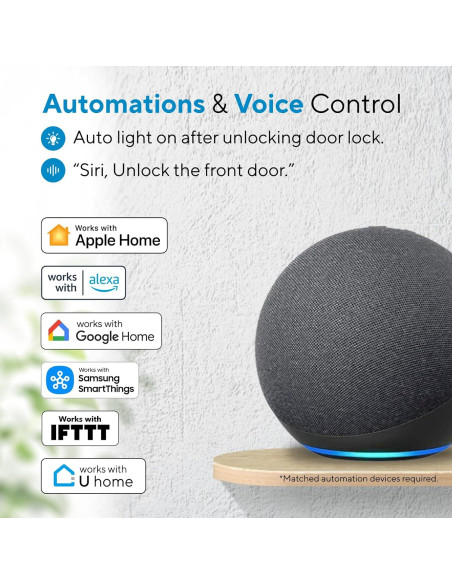 Cerradura Inteligente ULTRALOQ Bolt con Huella Dactilar