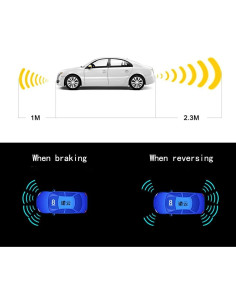 Sistema Parktronic NY-006-008 con 8 Sensores y Pantalla LCD 2