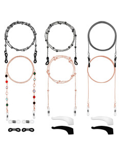 Cadena de Gafas Frienda 6 Piezas con Perlas para Mujeres