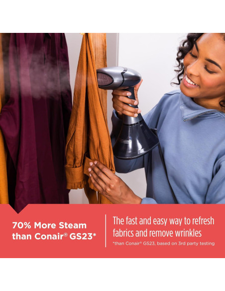 Vaporizador de Mano BLACK+DECKER HGS350 1.78 kg 70% Más Vapor