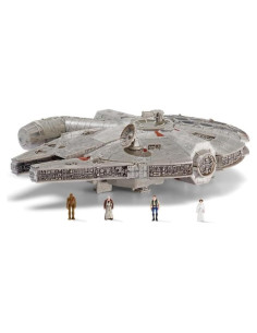Halcón Milenario Star Wars Micro Galaxy 22,86 cm con figuras