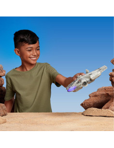 Halcón Milenario Star Wars Micro Galaxy 22,86 cm con figuras 2