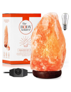 Lámpara de Sal del Himalaya The Body Source 20-25 cm Regulable