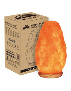 Lámpara de Sal del Himalaya Himalayan Glow 2.27 kg con Regulador