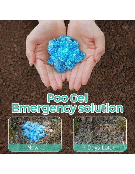 30 Bolsas de Inodoro Portátil Pakimi 8 Galones Camping