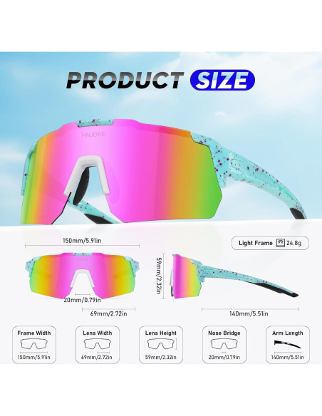 Gafas de sol deportivas UV400 Polarizadas para Ciclismo Gafas de sol deportivas UV400 Polarizadas para Ciclismo