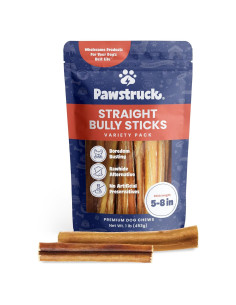 Pawstruck 5-20 cm Palitos de Carne de Res para Perros 1 kg