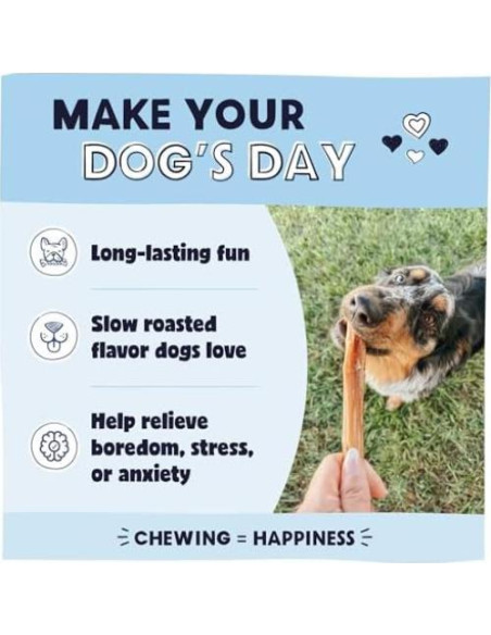 Pawstruck 5-20 cm Palitos de Carne de Res para Perros 1 kg