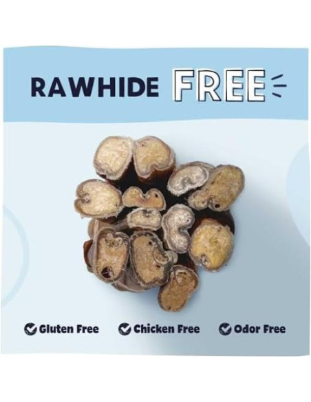 Pawstruck 5-20 cm Palitos de Carne de Res para Perros 1 kg